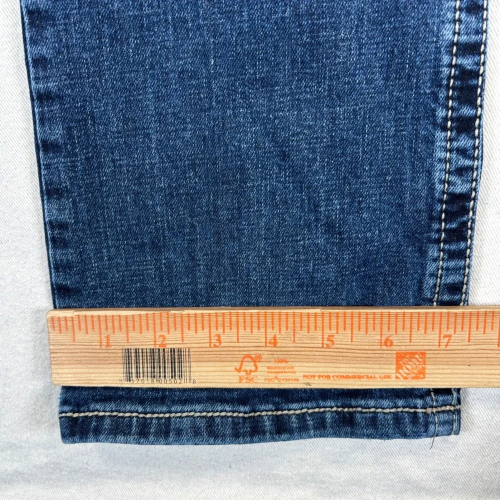 Wrangler 20X Boys Jeans 16 Regular Slim Bootcut Medium Wash Distressed Denim